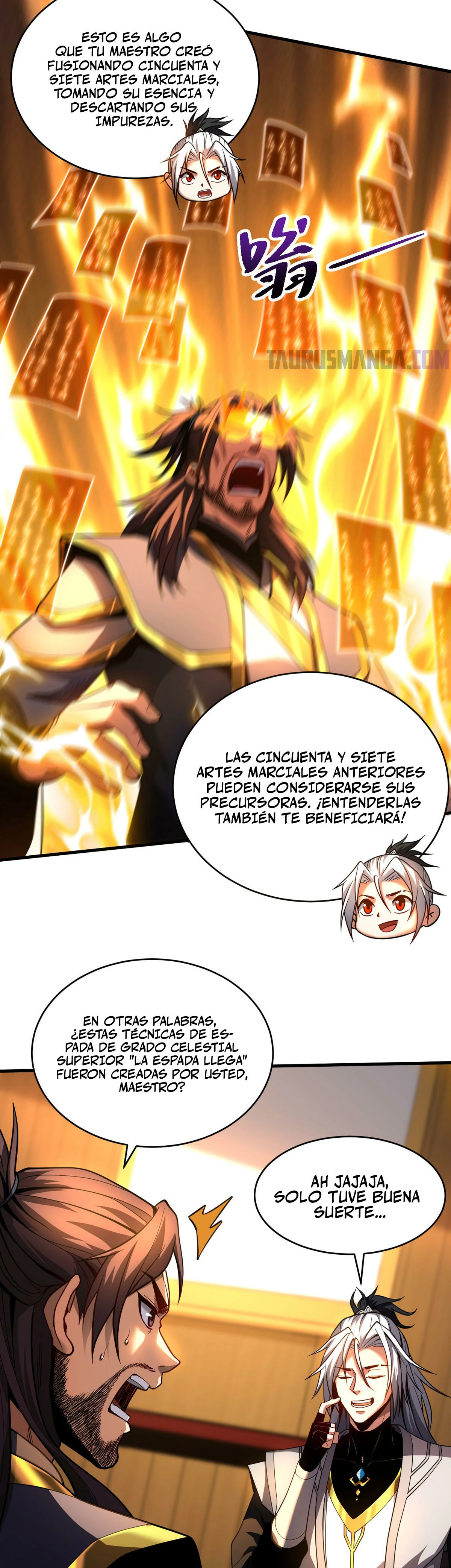 Mientras mis discípulas se matan, yo me relajo! > Capitulo 74 > Page 131
